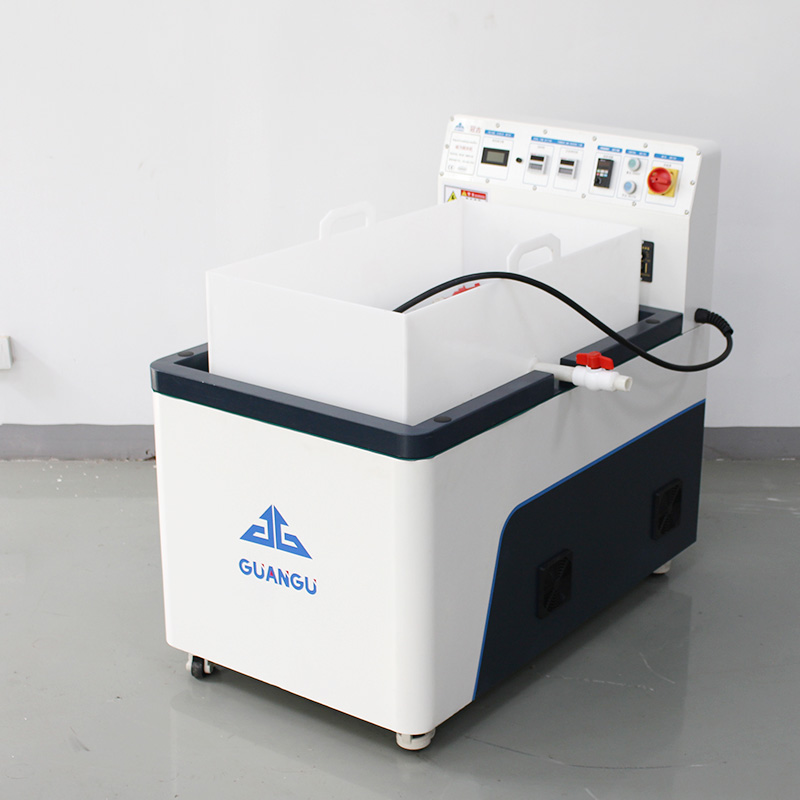Why do magnetic polishing machines use high-temperature resistant magnets